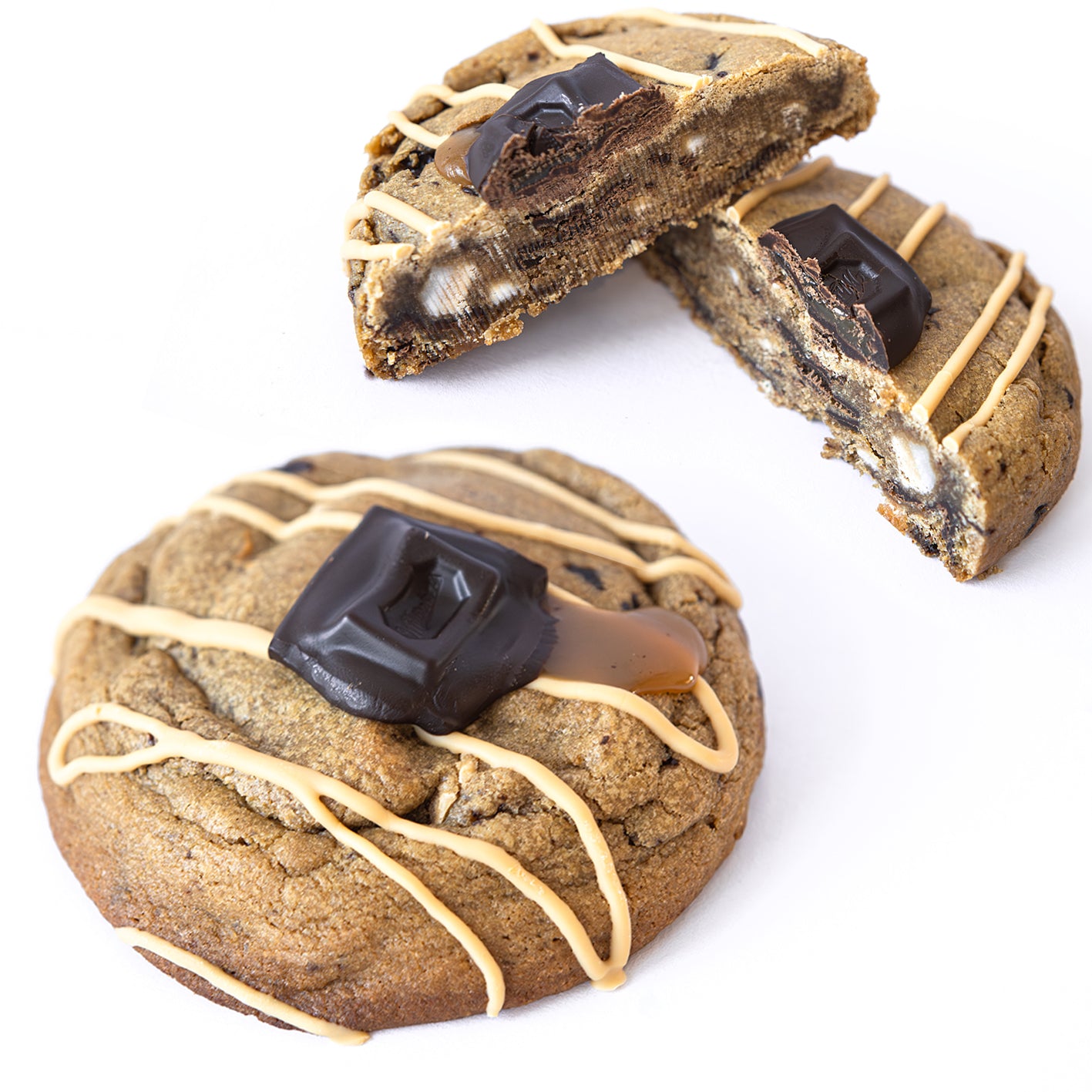 Dark Chocolate Salted Caramel Cookie